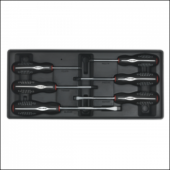 Sealey TBT14 Premier Screwdriver Set with Tool Tray 6pc