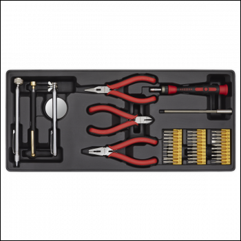 Sealey TBT17 Tool Tray with Precision & Pick-Up Tool Set 38pc