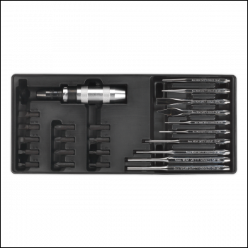 Sealey TBT18 Premier Punch & Impact Driver Set with Tool Tray 25pc