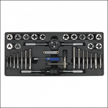 Sealey TBT26 Premier Tap & Die Set with Tool Tray 33pc