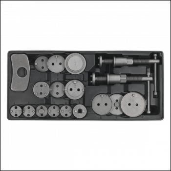 Sealey TBT27 Premier Brake Wind-Back Tool Kit with Tool Tray 18pc