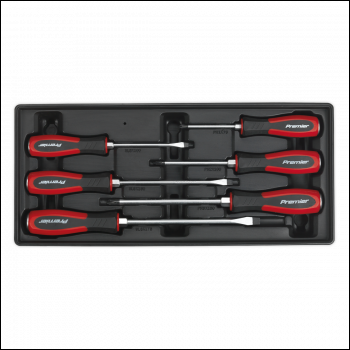 Sealey TBT29 Tool Tray with Hammer-Thru Screwdriver Set 6pc