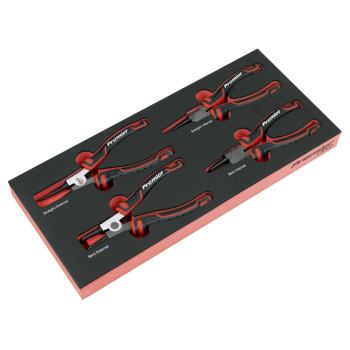 Sealey TBT57 Premier Circlip Pliers Set with Tool Tray 4pc