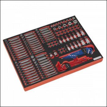 Sealey TBTP07 Premier Platinum Specialised Bit & Socket Set with Tool Tray 177pc