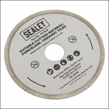 Sealey TC115.B Blade Ø115 (Bore Ø22.23mm)