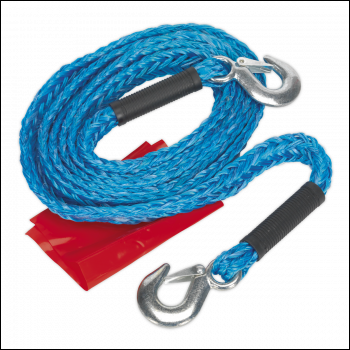 Sealey TH2002 Tow Rope 2000kg Rolling Load Capacity