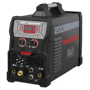 Sealey TIGACDC200 200A TIG/MMA AC/DC Pulse Inverter Welder 230V