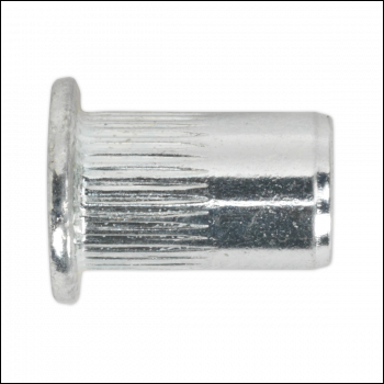 Sealey TISM6 Splined Threaded Insert (Rivet Nut) M6 - Pack of 50