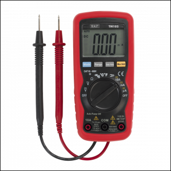 Sealey TM102 8-Function Professional Auto-Ranging Digital Multimeter