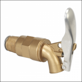 Sealey TP123 Auto-Release Lockable Drum Tap 3/4 inch BSP