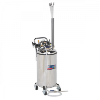 Sealey TP201 Stainless Steel Fuel Tank Drainer 90L