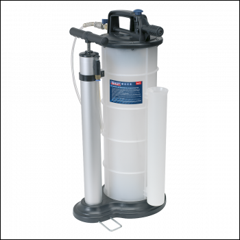 Sealey TP6904 Manual/Air Vacuum Oil & Fluid Extractor Pump 9L