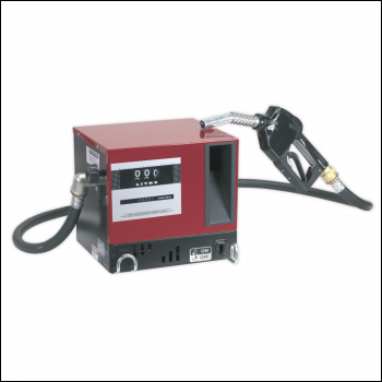 Sealey TP955 Wall Mounting Diesel/Fluid Transfer System with Meter 56L/min 230V