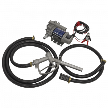 Sealey TP9624 Portable Diesel/Fluid Transfer Pump 24V