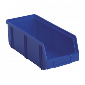Sealey TPS2D Deep Plastic Storage Bin 105 x 240 x 85mm, Blue - Pack of 28