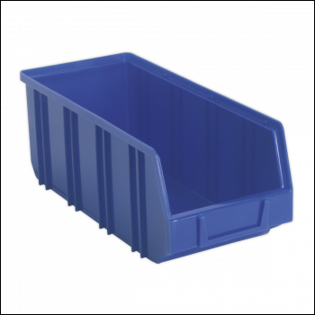 Sealey TPS3D Plastic Storage Bin Deep 145 x 335 x 125mm Blue Pack of 16