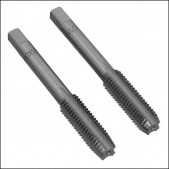Sealey TSM10 Taper & Plug Tap Set M10 x 1.5mm 2pc