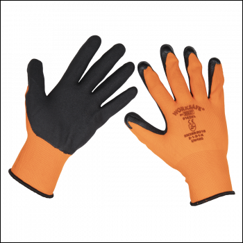 Sealey TSP140XL/6 Worksafe® Foam Latex Grippa Gloves, X-Large - Pack of 6 Pairs