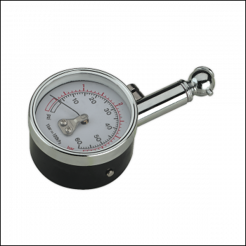 Sealey TST/PG99 Tyre Pressure Gauge 0-4bar(0-60psi)