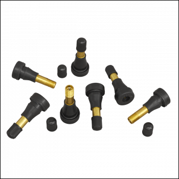 Sealey TVHP1 Snap-in Tubeless High Pressure Tyre Valve TR600 - Pack of 50