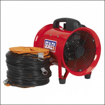 Sealey VEN200 Portable Ventilator with 5m Ducting 200mm