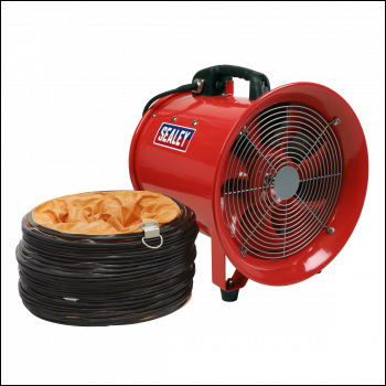 Sealey VEN300 Portable Ventilator with 5m Ducting 300mm