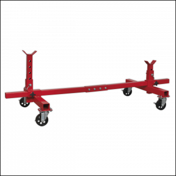 Sealey VMD001 Adjustable 2-Post Vehicle Moving Dolly 900kg Capacity
