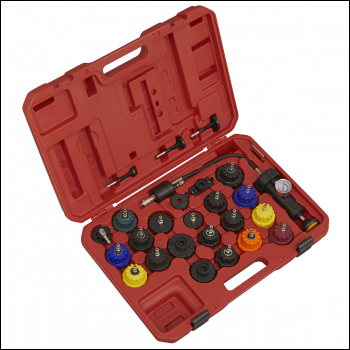 Sealey VS0011 Cooling System Pressure Test Kit 25pc