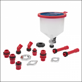 Sealey VS0045 Non-Spill Automotive Coolant Filling Set 15pc