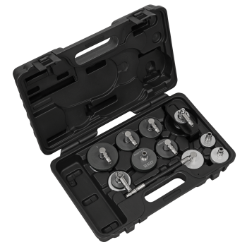 Sealey VS0204D Brake & Clutch Pressure Bleeder Cap Set 10pc