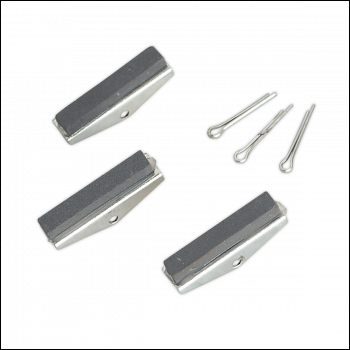 Sealey VS0222 Cylinder Hone Stone Set 3 x 1-1/8 inch  - Fine