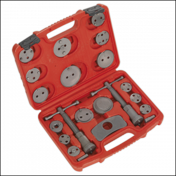Sealey VS0282 Brake Piston Wind-Back Tool Kit 21pc