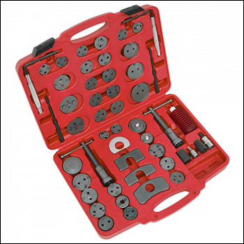 Sealey VS0287 Brake Piston Wind-Back Tool Kit 50pc