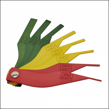 Sealey VS059 Brake Pad Thickness Gauge 8pc
