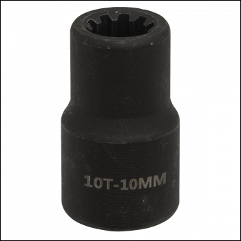Sealey VS0983 Brake Caliper Socket 1/2 inch Sq Drive 10-Point 10mm