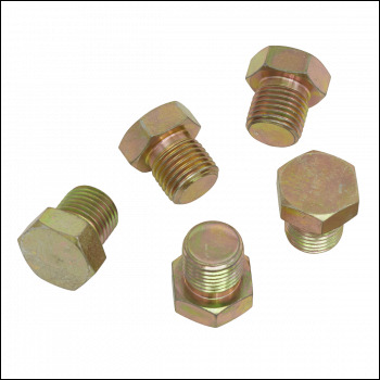 Sealey VS15SP Sump Plug M15 - Pack of 5