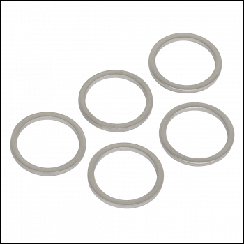 Sealey VS15SPW Sump Plug Washer M15 - Pack of 5