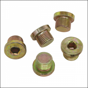 Sealey VS17SP Sump Plug M17 - Pack of 5
