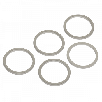 Sealey VS17SPW Sump Plug Washer M17 - Pack of 5