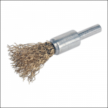 Sealey VS1802 Flat Top Crimped Wire Decarbonising Brush 13mm