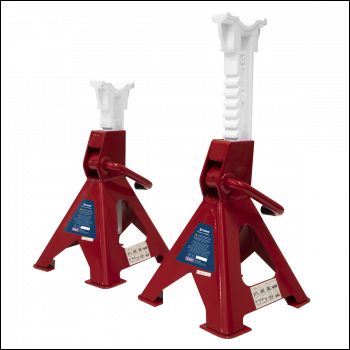 Sealey VS2003 Ratchet Type Axle Stands (Pair) 3 Tonne Capacity per Stand