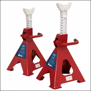 Sealey VS2006 Ratchet Type Axle Stands (Pair) 6 Tonne Capacity per Stand