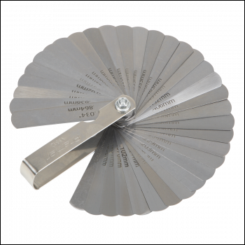 Sealey VS512 Premier Dual Marked Feeler Gauge 35 Blade