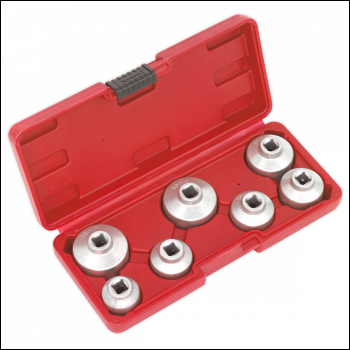 Sealey VS7008 Oil Filter Cap Wrench Set 7pc
