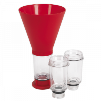 Sealey VS7101 Engine Oil Funnel 4pc - BMW/Fiat/Ford/Mazda/Mercedes/Toyota/Lexus/VAG