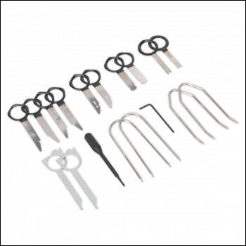 Sealey VS8041 Radio Release Tool Set 18pc