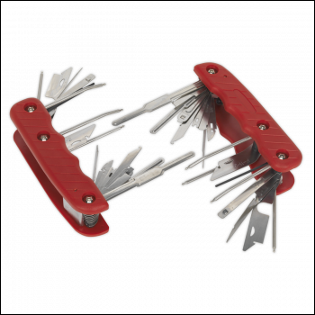 Sealey VS8048 36-Function Radio Release Key Set