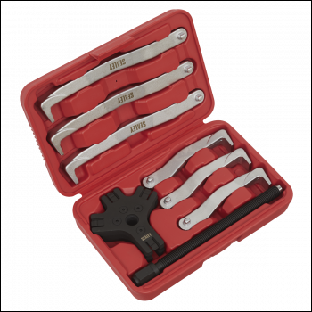 Sealey VS83 Fast Action Reversible Twin/Triple Leg Puller Set 150 & 220mm 8pc