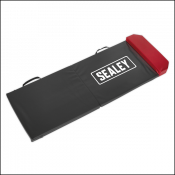 Sealey VS860 Folding Mechanic's Mat with Headrest 35mm