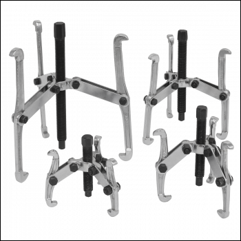 Sealey VS95 Reversible Triple Leg Puller Set 4pc